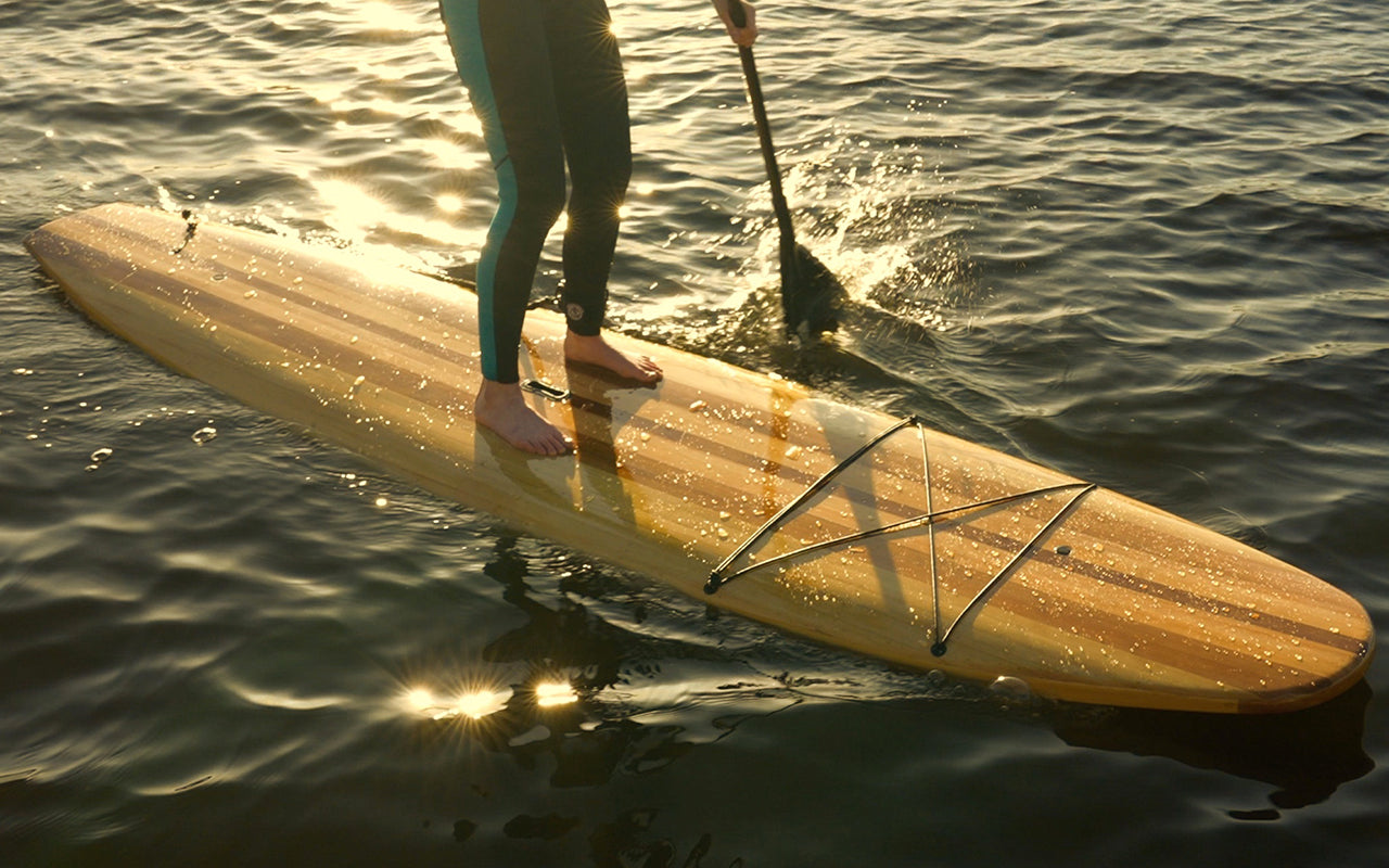 Giesler GLYDE handcrafted cedar Stand-Up Paddleboard - 10' 6" feet long