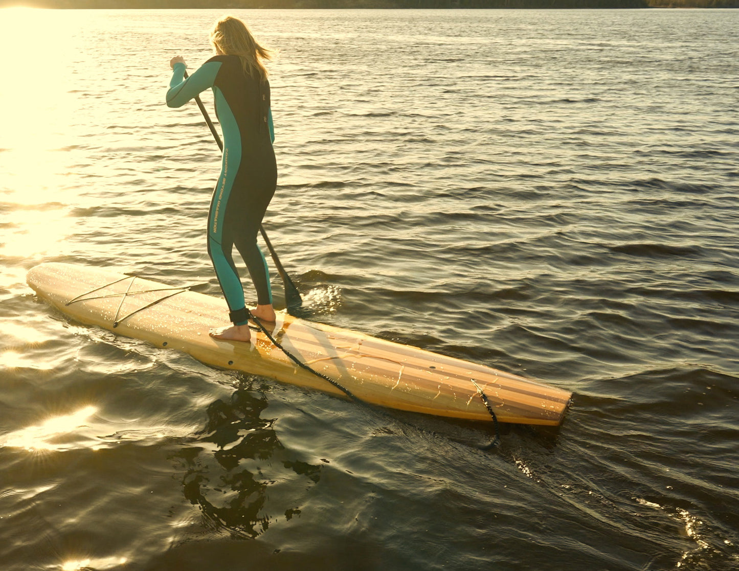 Giesler GLYDE handcrafted cedar Stand-Up Paddleboard - 10' 6" feet long