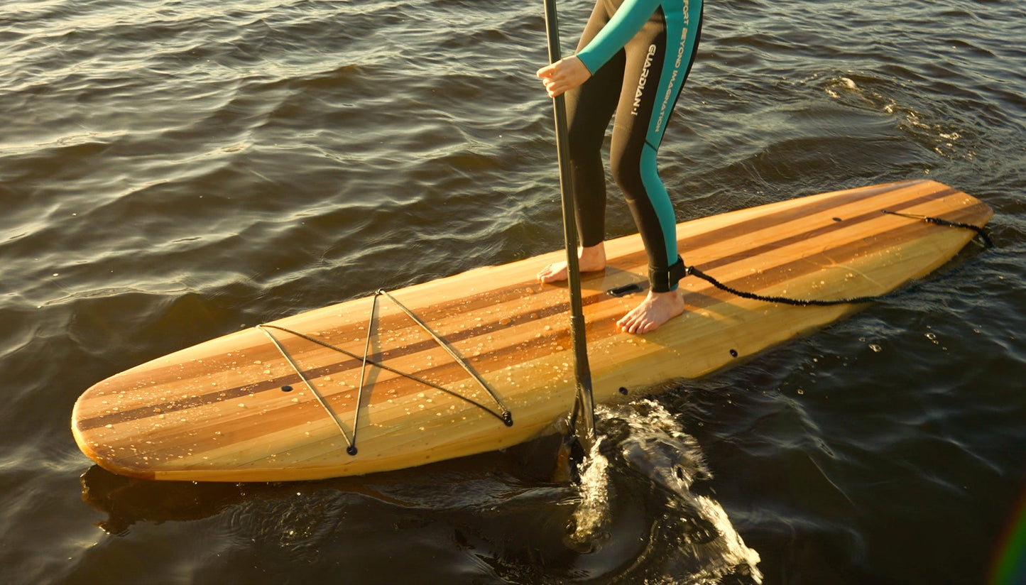 Giesler GLYDE handcrafted cedar Stand-Up Paddleboard - 10' 6" feet long